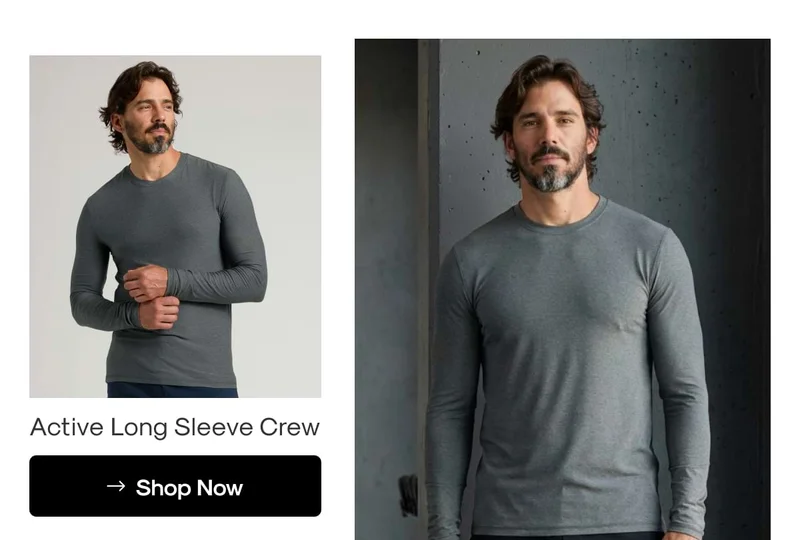 Active Long Sleeve Crew