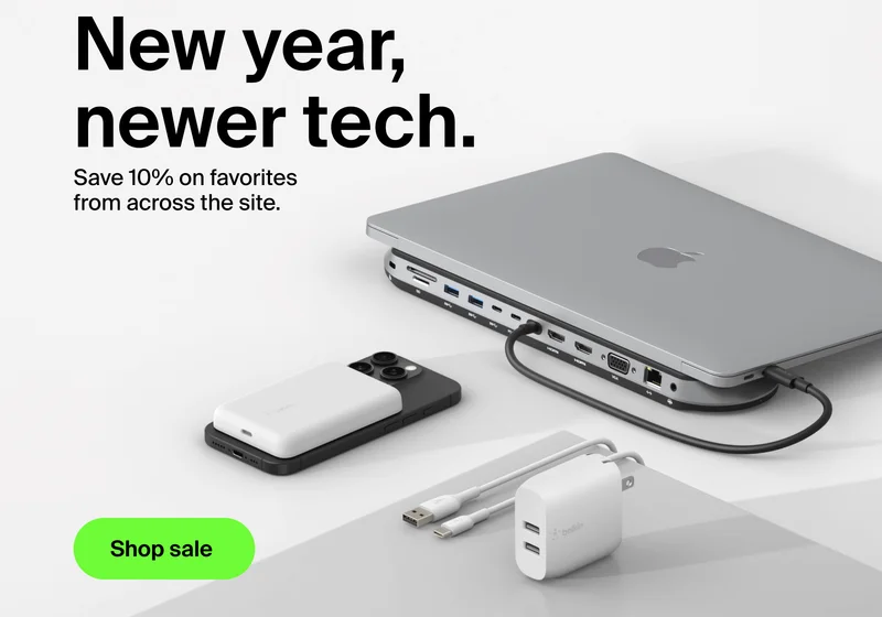 Be ready to refresh your tech with Belkin.