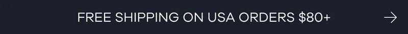 Free shipping on USA orders $80+
