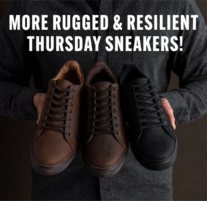 More Rugged & Resilient Thursday Sneakers!