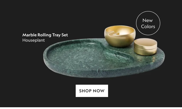 Marble Rolling Tray Set