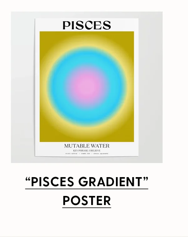 Pisces Gradient | Poster