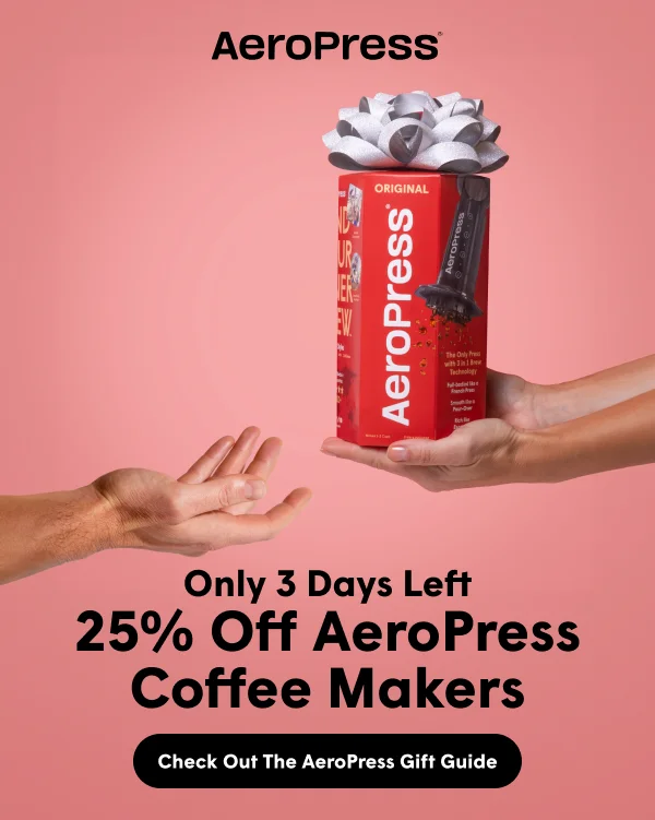 25% Off AeroPress Coffee Makers