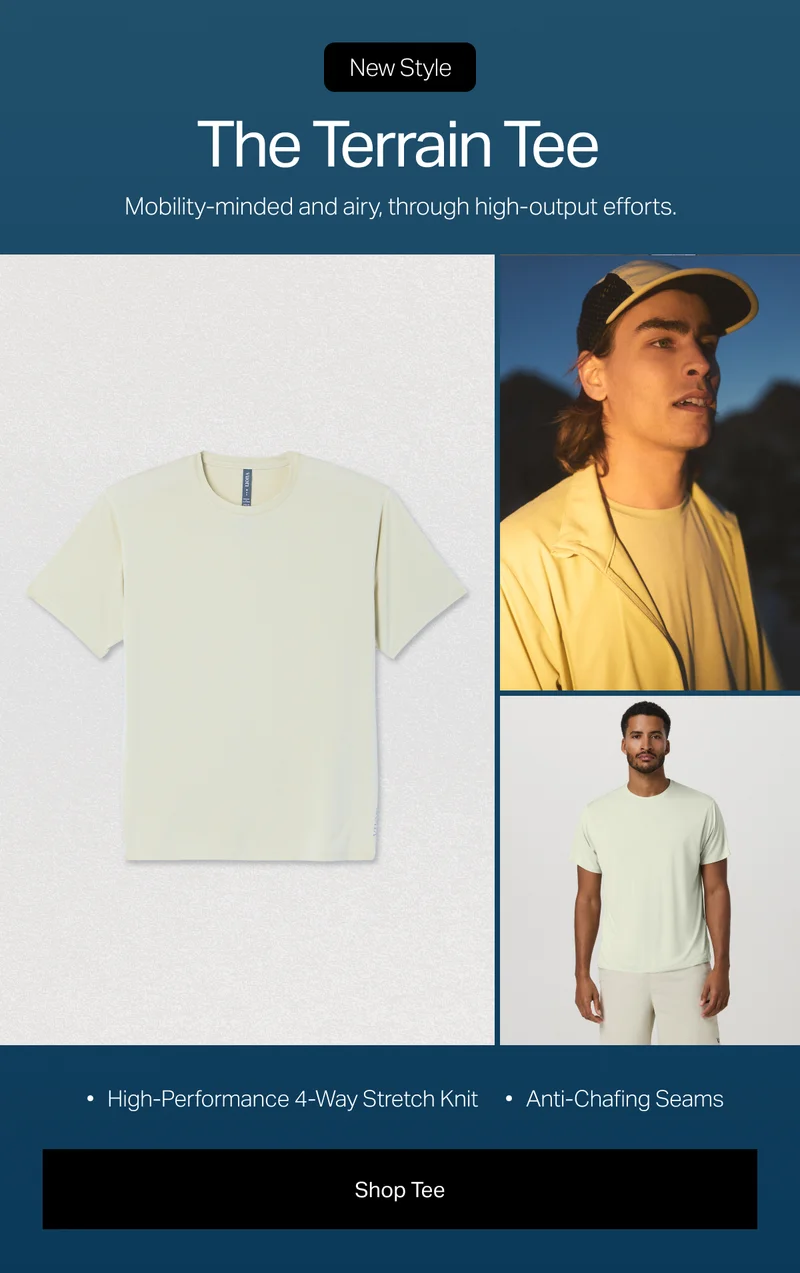 New Style: The Terrain Tee - Shop Now