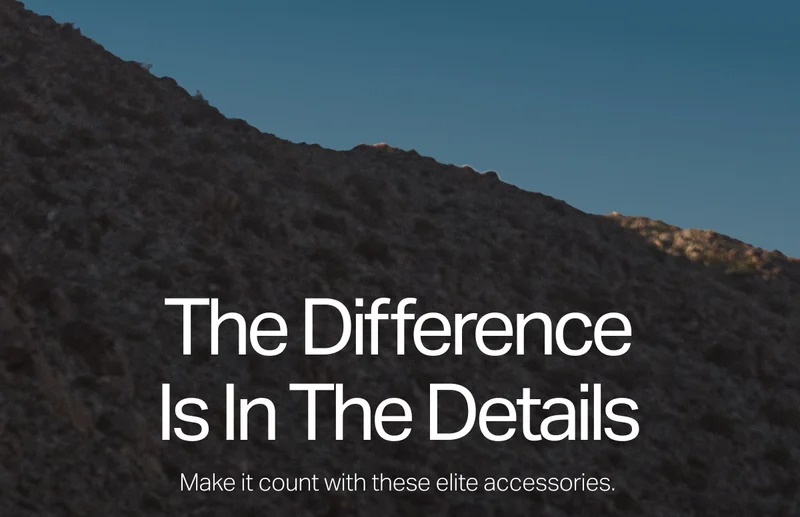 The Difference Is In The Details