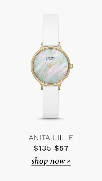 SAnita Lille watch. Was $135. Now $57. Shop now.