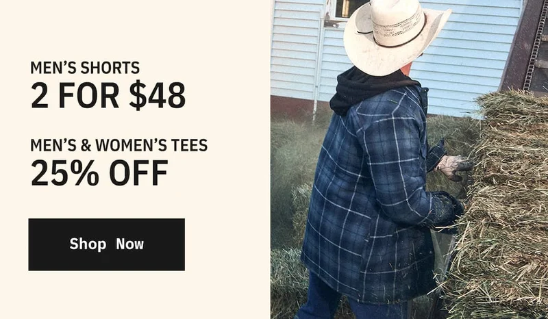 Men's Shorts 2 For $48. Men's & Women's Tees 25% Off. Shop Now.