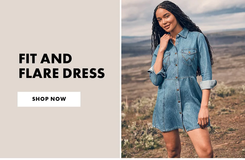 Fit and flare dress