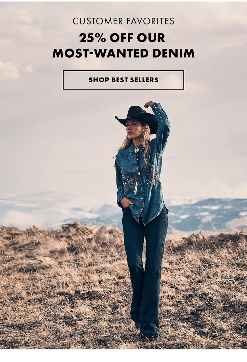 25% off our most-wanted denim