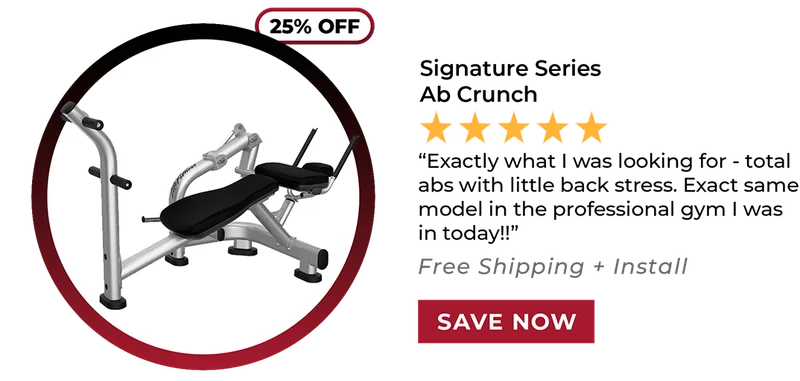 25% OFF | Signature Series Ab Crunch Bench