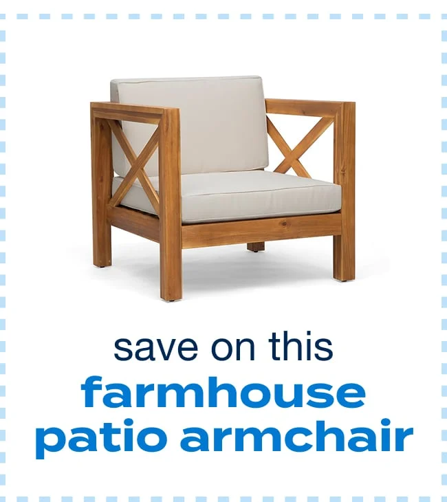 Farmhouse Outdoor Patio Lounge Chair, Bistro Chairs for Lawn, Balconies & Gardens Tanning Chair