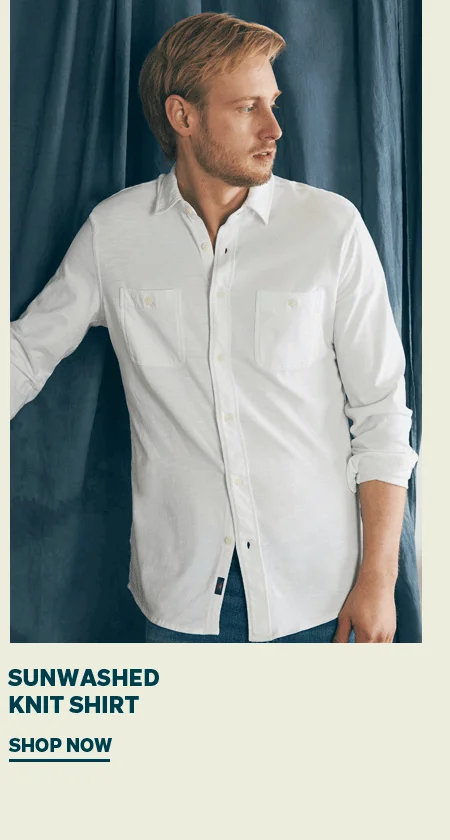 Sunwashed knit shirt