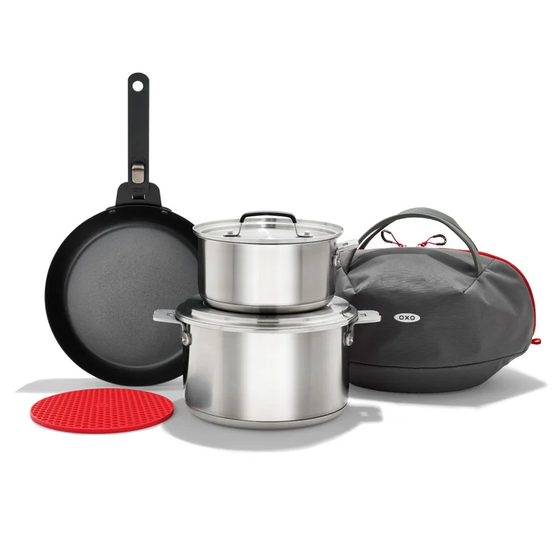 Image of Outdoor Camp Cookware Set with Travel Bag