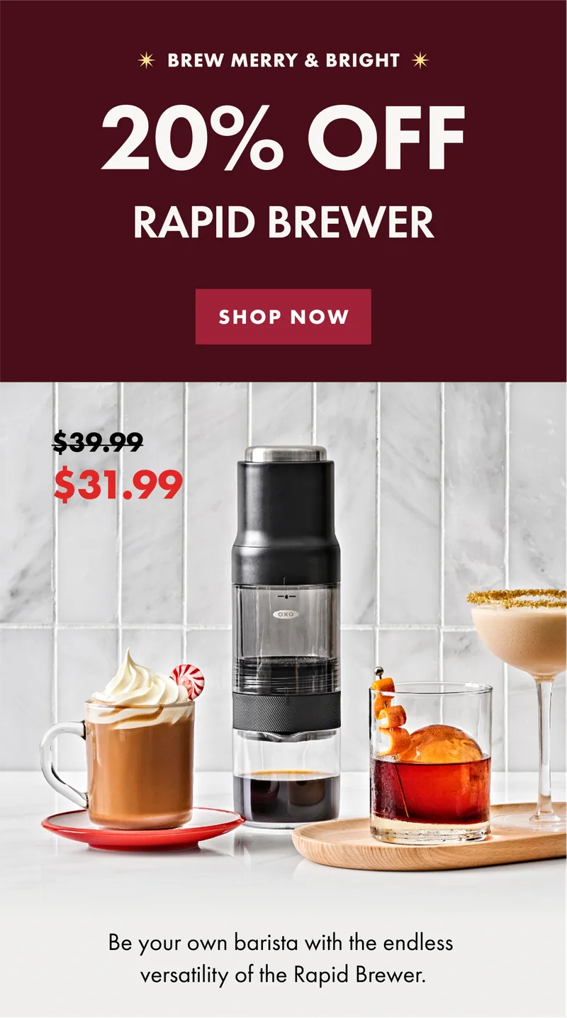 20 percent off rapid brewer