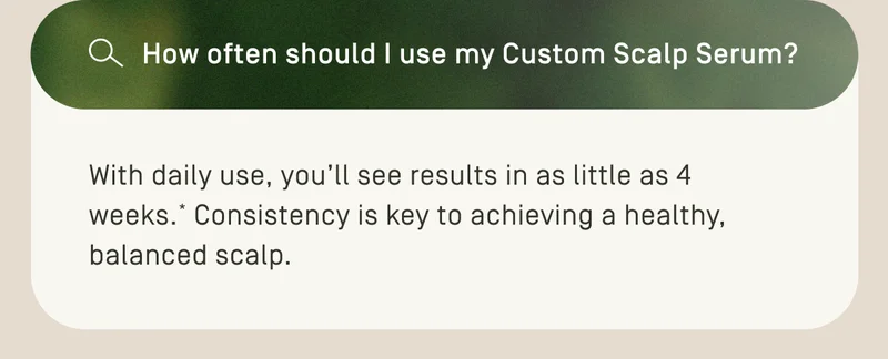 How often should I use my Custom Scalp Serum