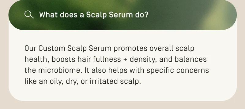 What does a Scalp Serum do?