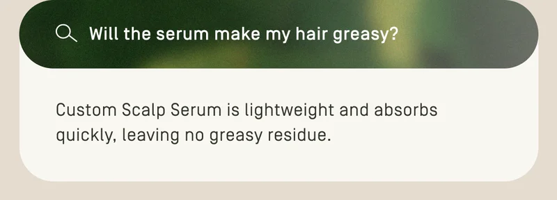 Will the serum make my hair greasy?