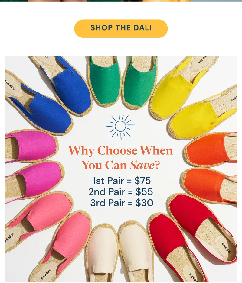 Shop the Dali. Why choose when you can save?