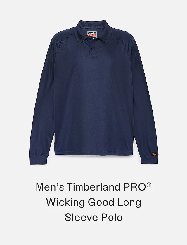 Men's Timberland PRO Wicking Good Long Sleeve Polo
