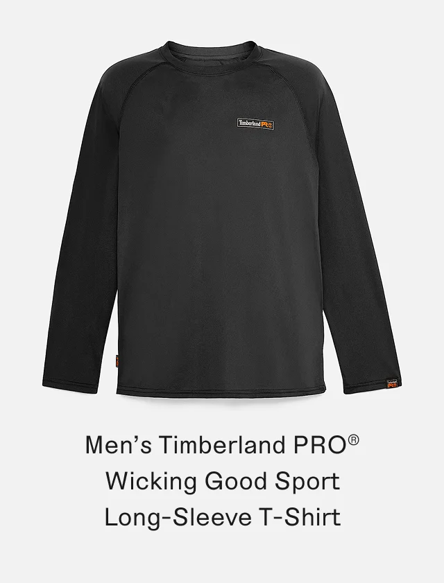 Men's Timberland PRO Wicking Good Sport Long-Sleeve T-Shirt