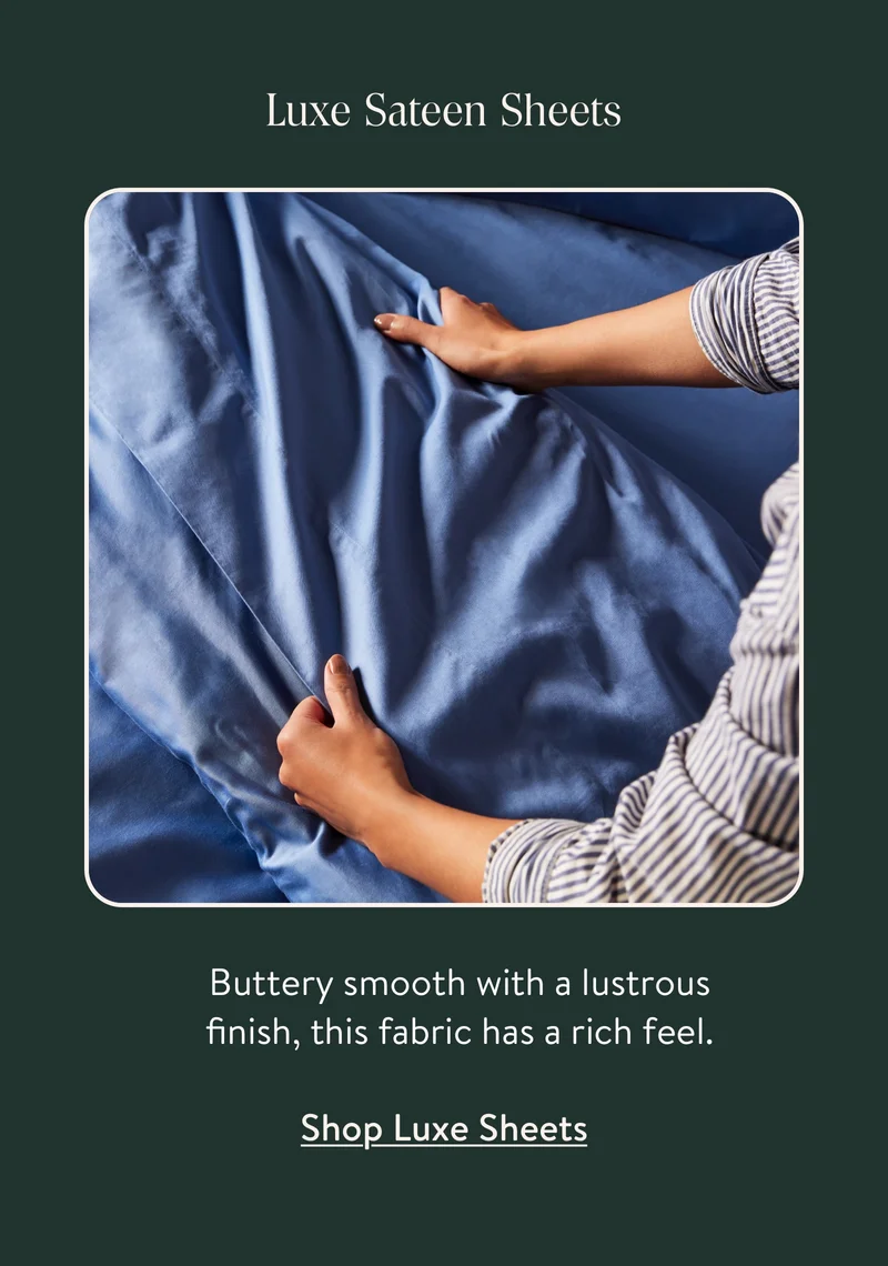 Luxe Sateen Sheets