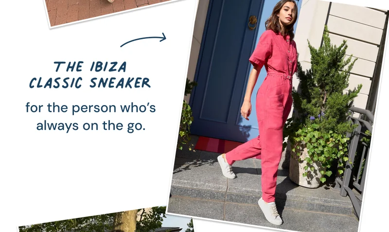 The Ibiza Classic Sneaker: for the person who’s always on the go.