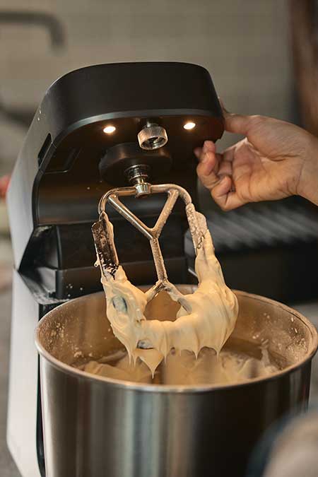 Go beyond dough with the beater and whisk attachments