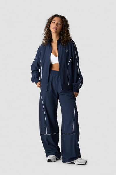 Image of Contrast Track Jacket Midnight Blue