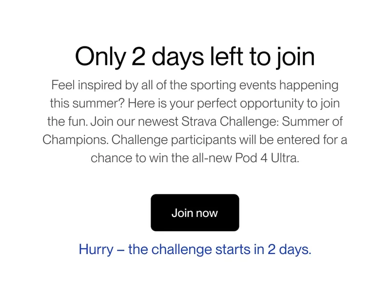 Only 2 days left to join