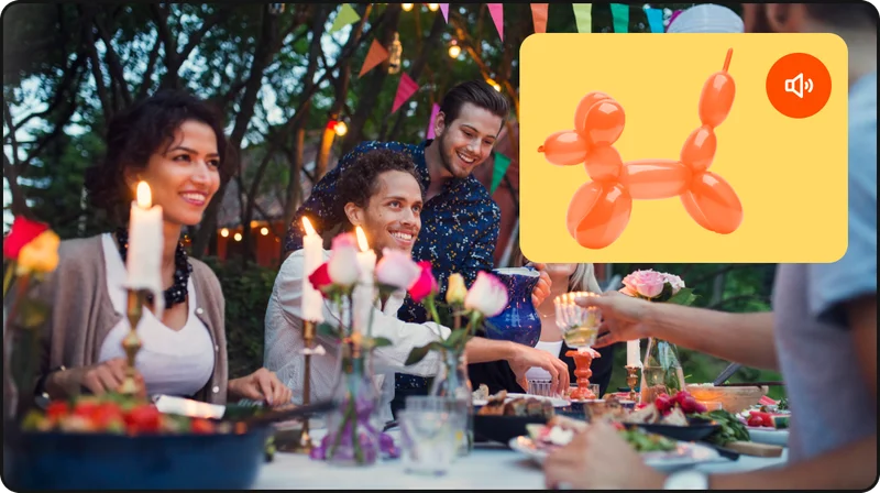 photo of a birthday party