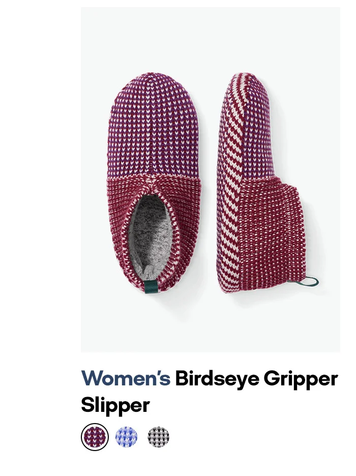 Women's Birdseye Gripper Slipper
