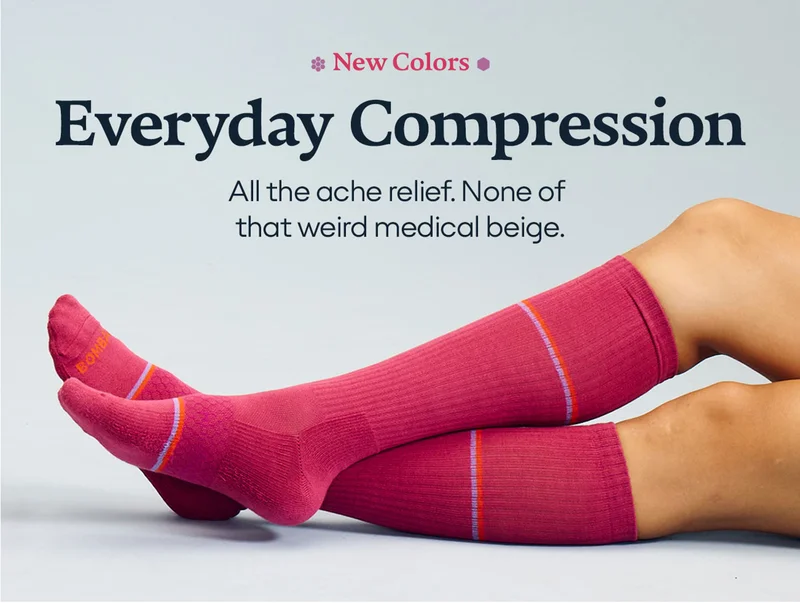 New Colors | Everyday Compression | All the ache relief. None of that weird medical beige.