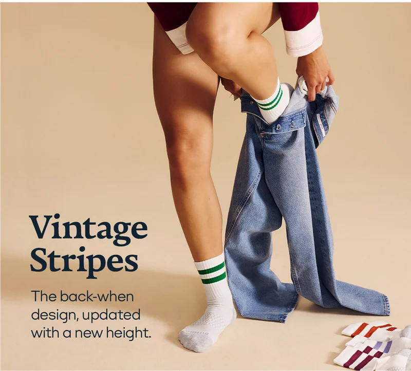 Vintage Stripes | The back-when design, updated with a new height.
