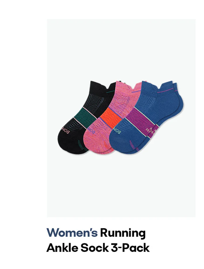 Women's Running Ankle Sock 3-Pack