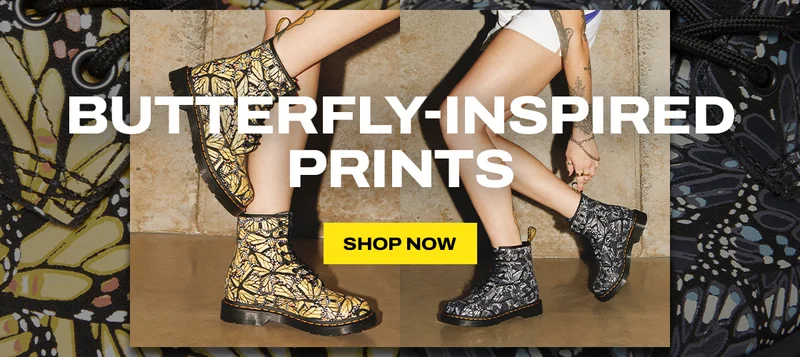 Shop new butterfly print boots