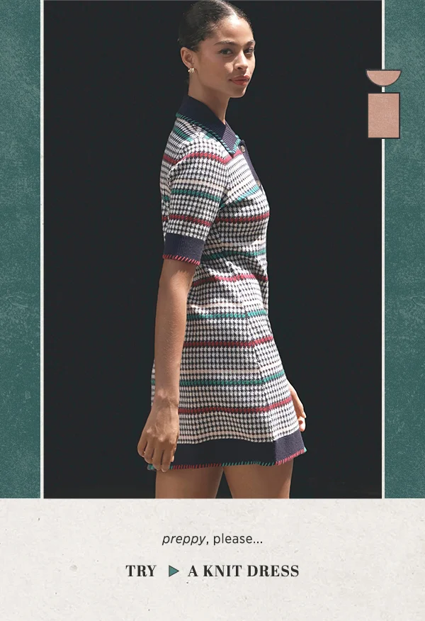 Try A Knit Dress