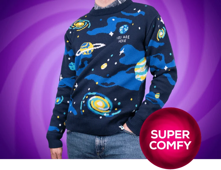 The Super Comfy Knit Universe Sweater