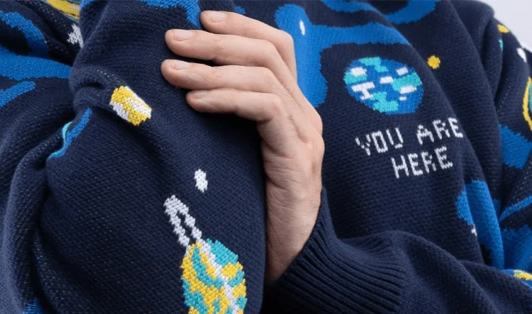 Soft and comfy Knit Universe Sweater