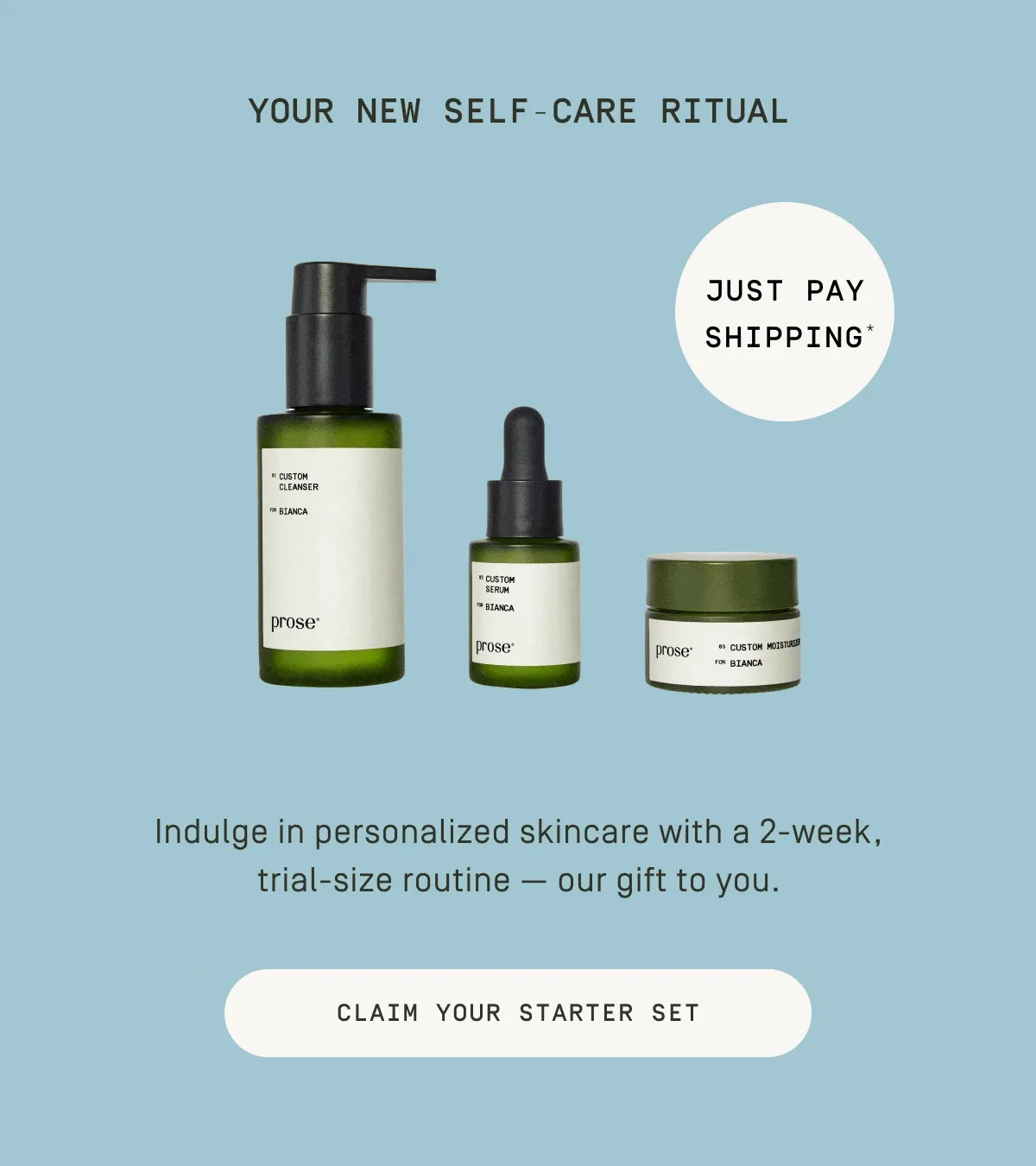 Your new self-care ritual | Claim your starter set