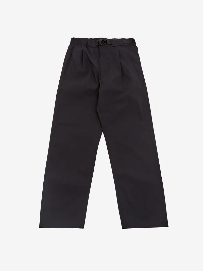 Image of Goldwin 0 Buckle Straight Leg Pants - Black