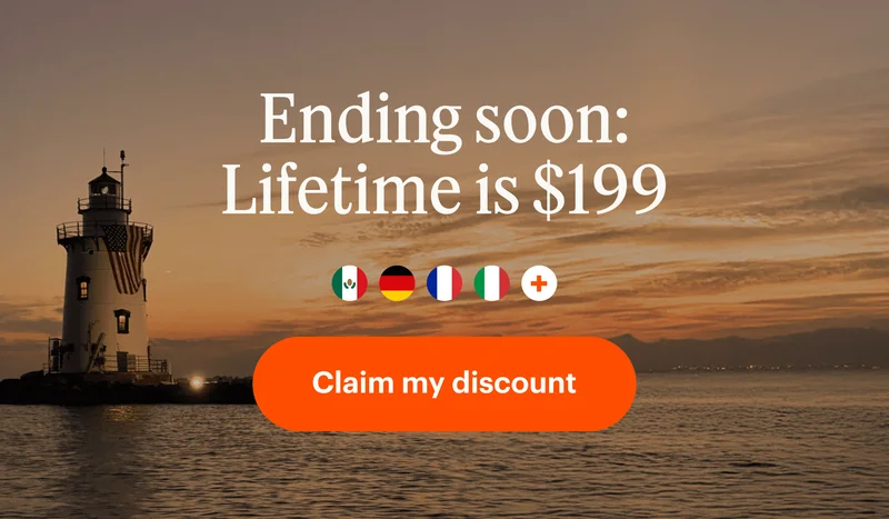 Ending soon: Lifetime is $199
