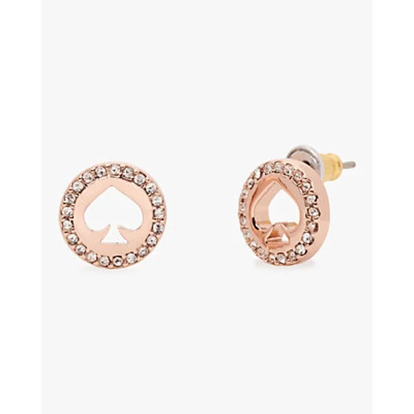 Spot The Spade Pave Halo Spade Studs