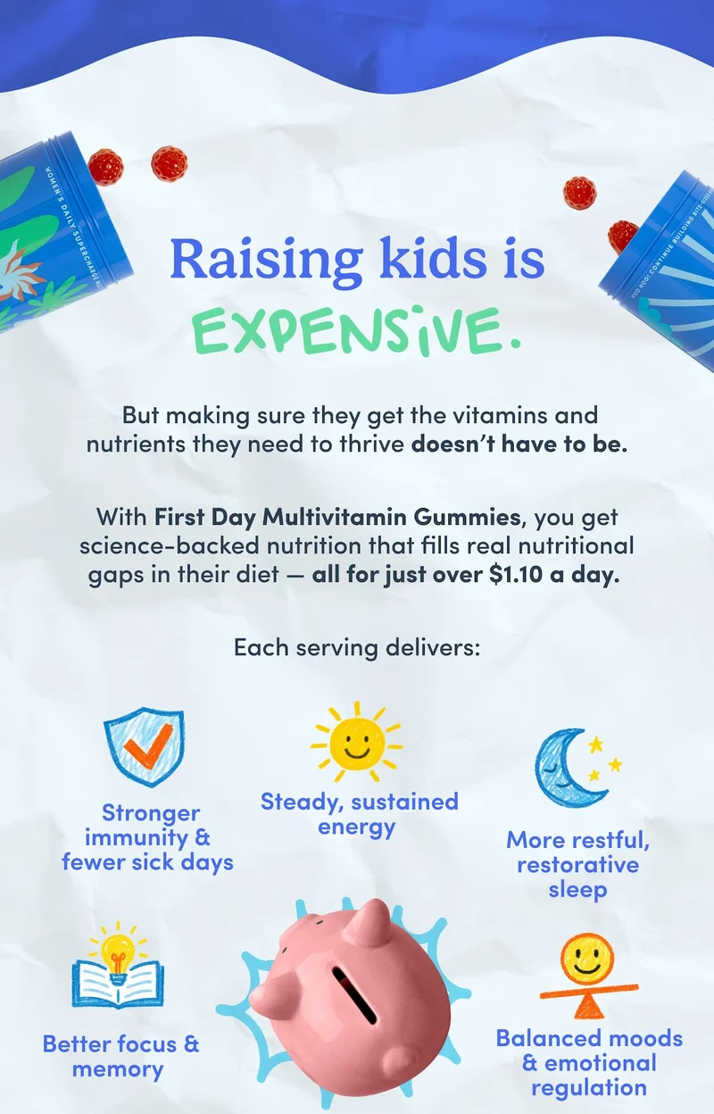 Raising kids is expensive.