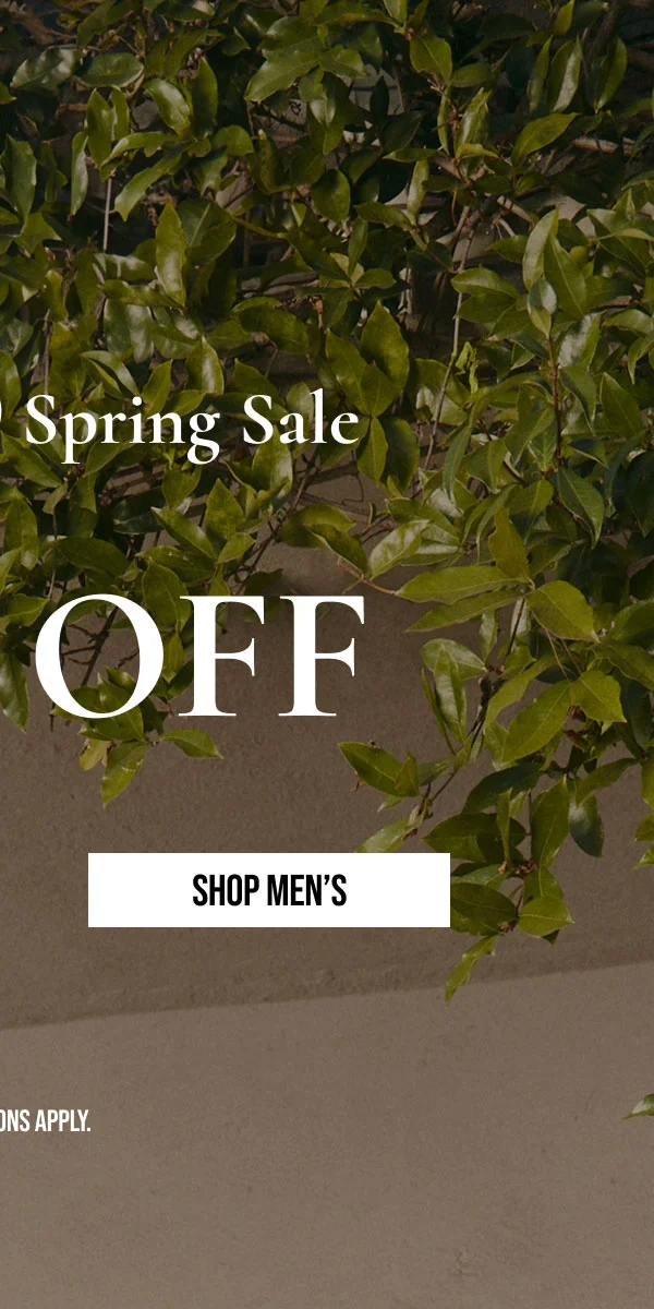 SHOP MEN'S | *EXCLUSIONS APPLY.