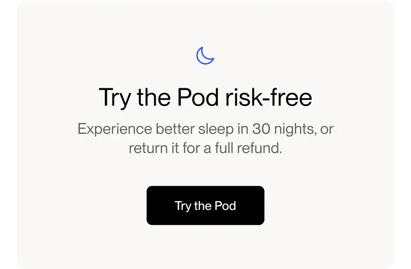 Try the Pod risk-free