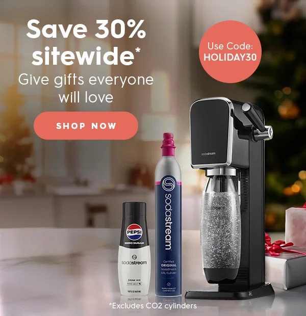 SodaStream 30% off sitewide!