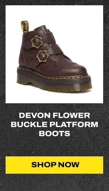 Devon Flower Buckle Platform Boots