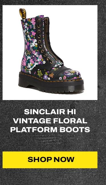 Sinclair Hi Vintage Floral Platform Boots
