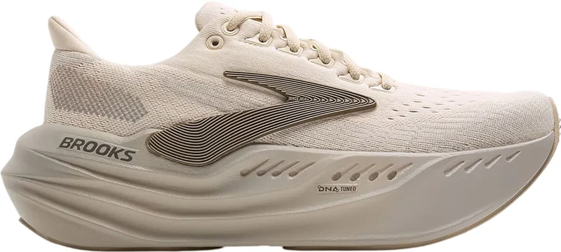 Brooks, Almond Peach - London Fog - White / 7.5
