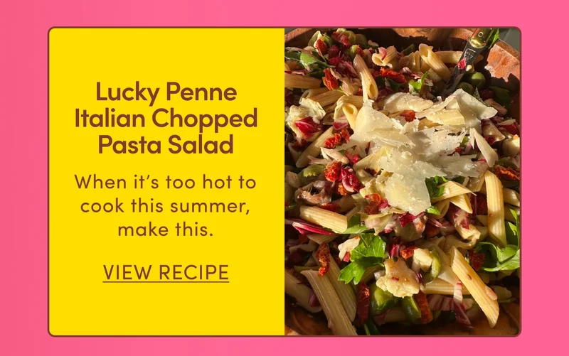 Lucky Penne Italian Chopped Pasta Salad